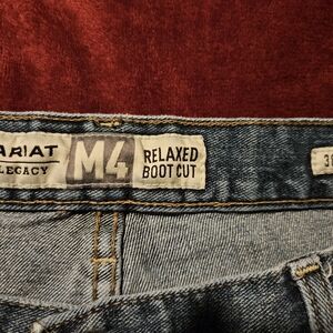 Ariat Men's Blue Relaxed Boot Cut Jeans